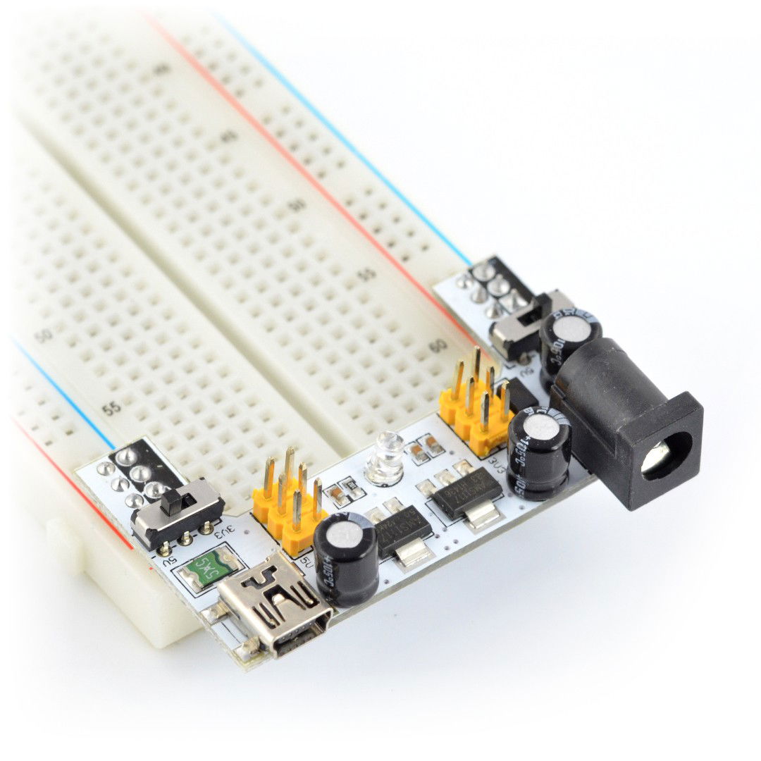 Moduł zasilający do płytek stykowych XD-42 - 3,3V 5V